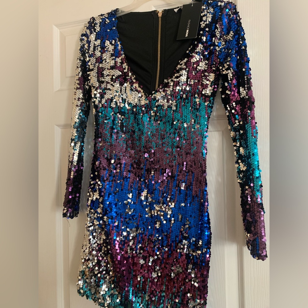 Fashion Nova Sequin Party Dress!